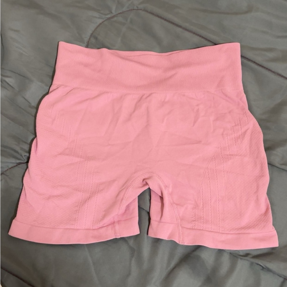 Pink Women's High-Waisted Shorts